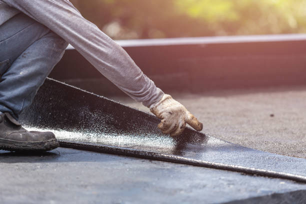 Professional Basement Waterproofing technician working in Vandalia, OH